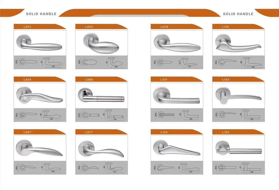 Khóa tay cửa nội thất thép không gỉ, thiết kế hiện đại và độ bền cao hình ảnh 14-description