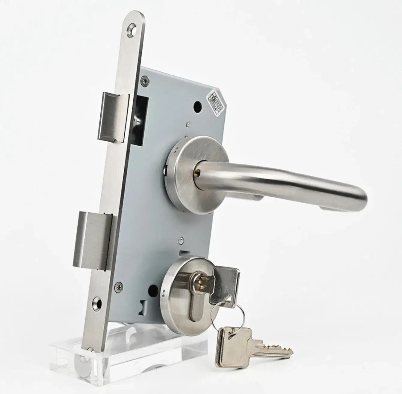 Khóa tay cửa nội thất thép không gỉ, thiết kế hiện đại và độ bền cao