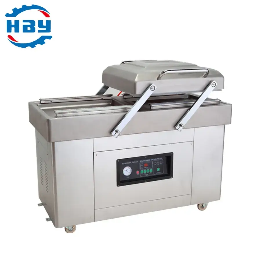 Máy hút chân không hai ngăn sử dụng cho phô mai và thịt nguội tại cửa hàng và công nghiệp