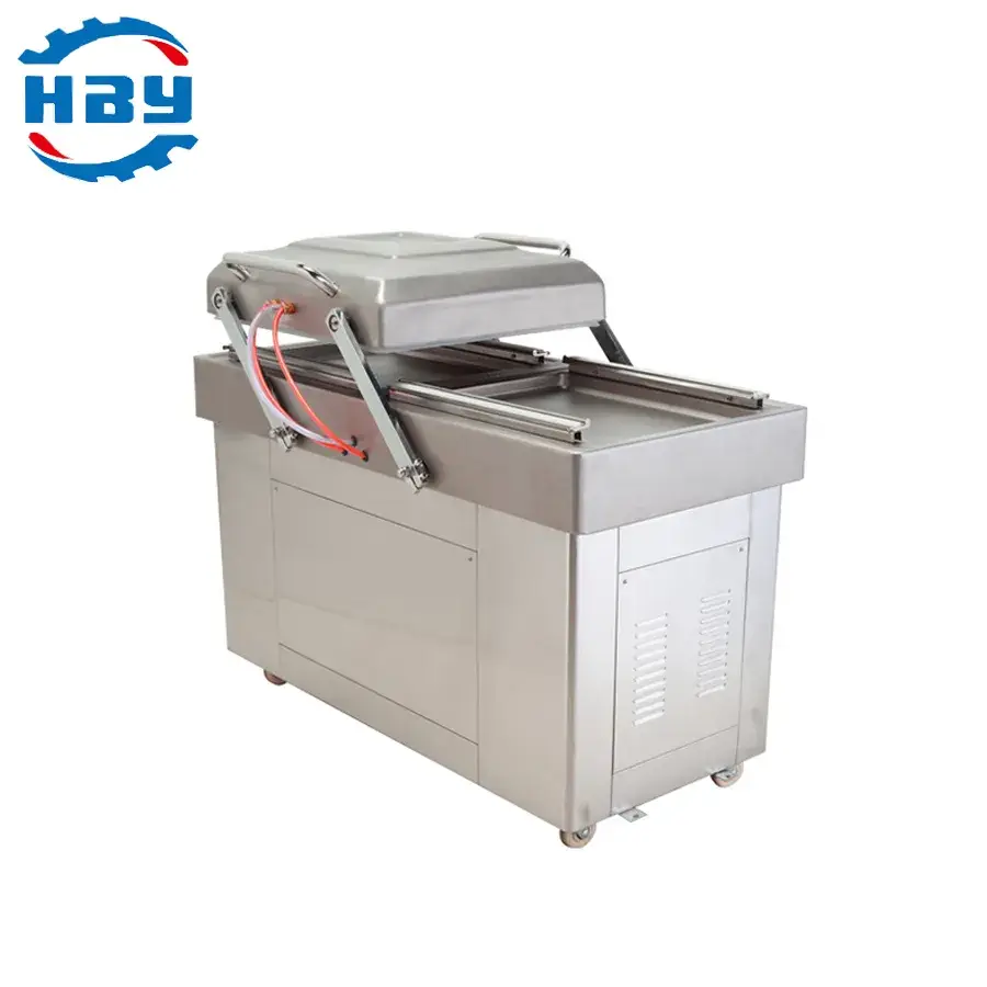 Máy hút chân không hai ngăn sử dụng cho phô mai và thịt nguội tại cửa hàng và công nghiệp