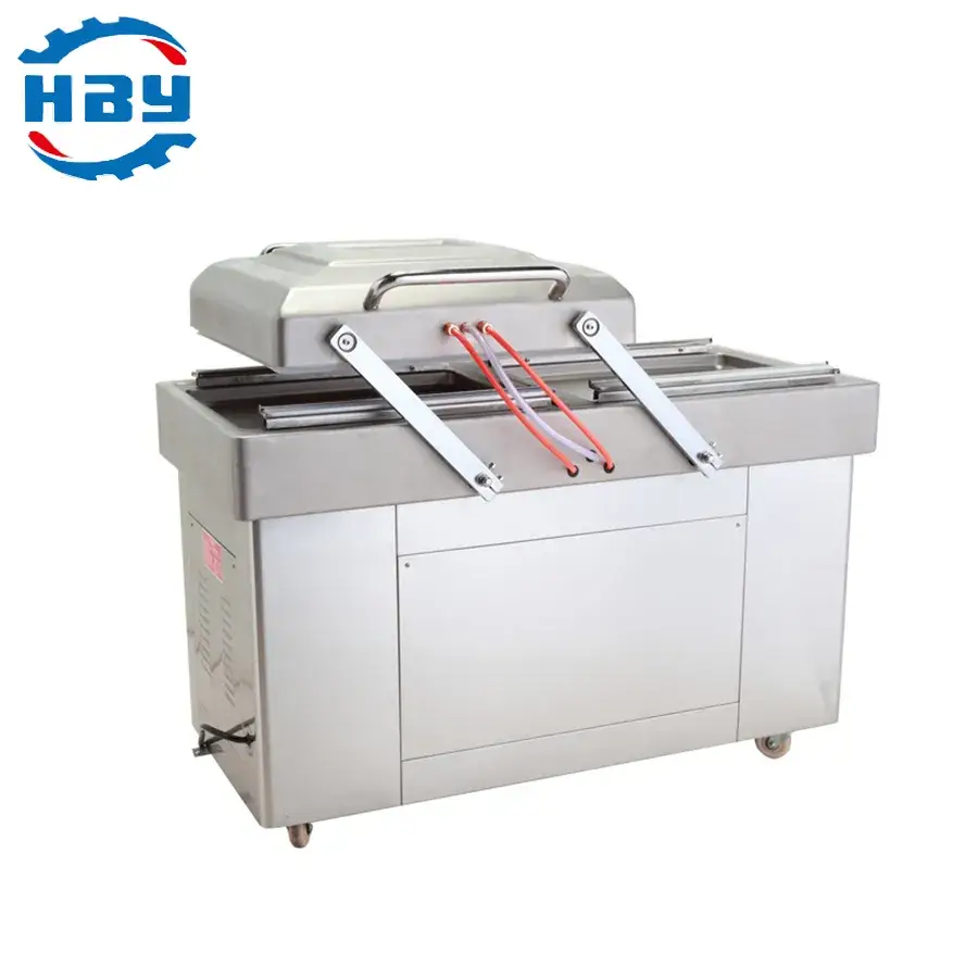 Máy hút chân không hai ngăn sử dụng cho phô mai và thịt nguội tại cửa hàng và công nghiệp