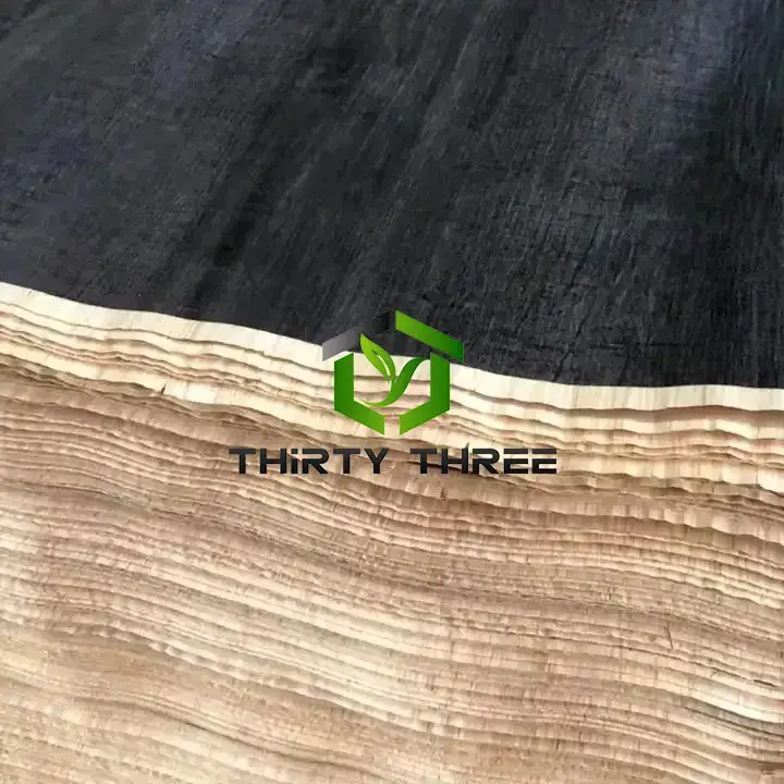 Giấy veneer gỗ poplar tùy chỉnh vân gỗ dán melamine cho nội thất, sản xuất tại nhà máy Trung Quốc