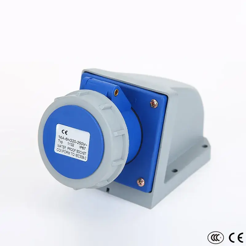 Đèn Trung Quốc IP67 16A 3p+N+E chống thấm nước cho ổ cắm công nghiệp - Chứng nhận RoHS ce - An toàn và đáng tin cậy