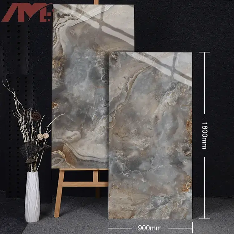 Đá sintered 900mm*1800mm - Gạch sứ bóng sàn thiết kế nội thất Trung Quốc hình ảnh 20-description