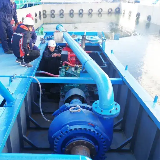 Bơm hút cát khai thác 100mt/H 6 inch từ nhà sản xuất Trung Quốc