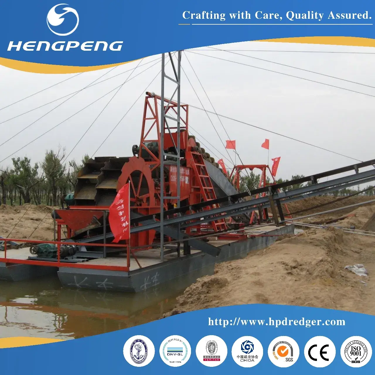 Giải pháp máy rửa cát và sàng cát Trung Quốc cho công việc khai thác hiệu quả