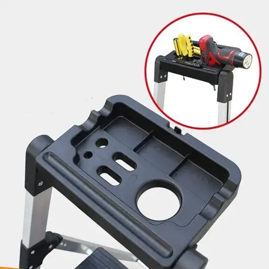 Thang hộ gia đình nhôm mở rộng, thang bước và khay làm việc từ nhà cung cấp Trung Quốc