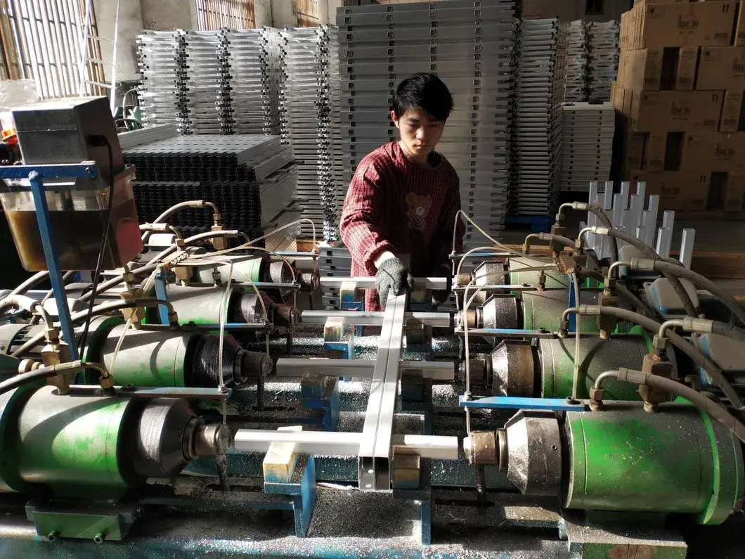 Thang hộ gia đình nhôm mở rộng, thang bước và khay làm việc từ nhà cung cấp Trung Quốc hình ảnh 28-description