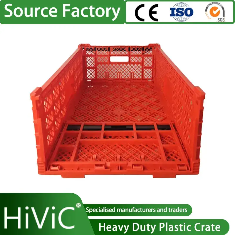 Hộp nhựa xếp chồng gập lại lớn - sản phẩm chất lượng từ nhà cung cấp Trung Quốc