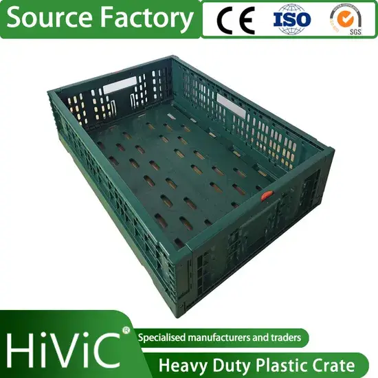 Hộp nhựa xếp chồng gập lại lớn - sản phẩm chất lượng từ nhà cung cấp Trung Quốc