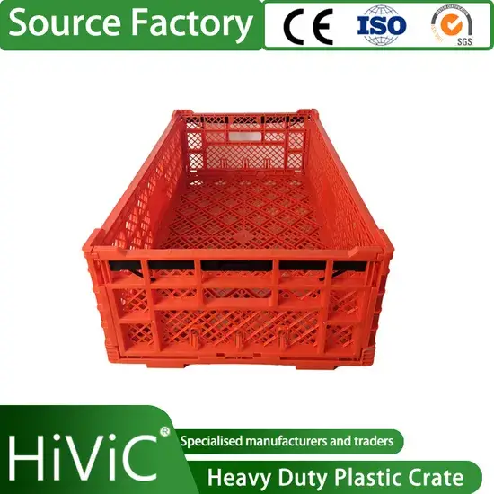 Hộp nhựa xếp chồng gập lại lớn - sản phẩm chất lượng từ nhà cung cấp Trung Quốc
