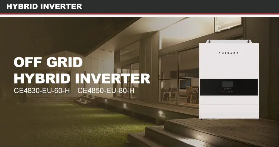 Bộ điều khiển MPPT Inverter Năng lượng Mặt trời Chisage Top 48V dung lượng 3kw cho hệ thống off Grid hình ảnh 12-description