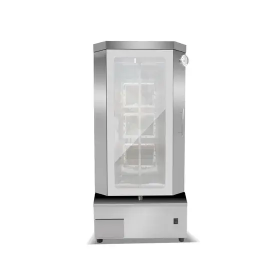Máy nướng gyros bằng thép không gỉ điện gas Chuangyu: Sản phẩm chất lượng cao với phân phối nhiệt đều, phục vụ cho mục đích thương mại