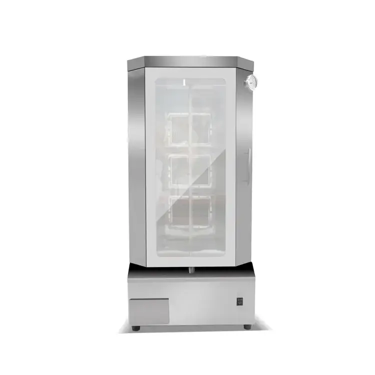 Máy nướng gyros bằng thép không gỉ điện gas Chuangyu: Sản phẩm chất lượng cao với phân phối nhiệt đều, phục vụ cho mục đích thương mại