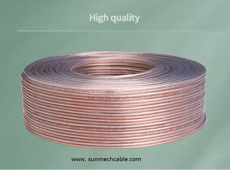Dây loa OFC trong suốt PVC cho chất lượng âm thanh rõ ràng hình ảnh 20-description