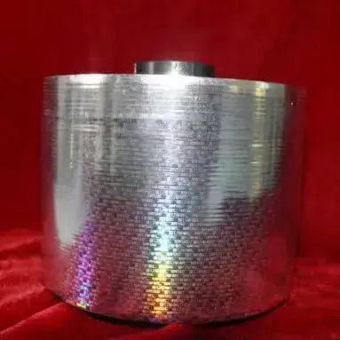 Băng keo vải đóng gói thuốc lá mở bằng lụa, dán nóng - sản phẩm bạc có dải xé