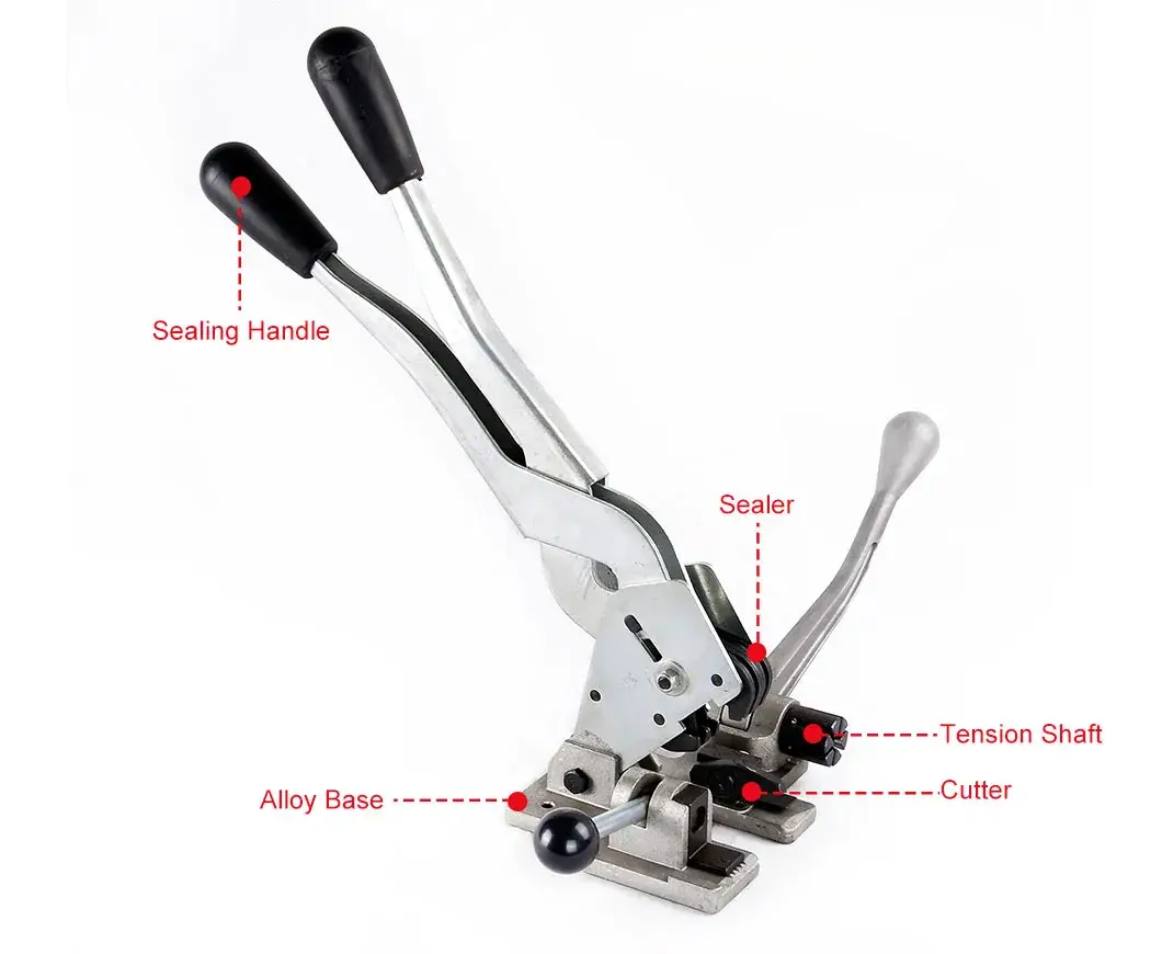 Thiết bị cắt niêm phong 13mm dây PP dành cho việc kết hợp chuẩn hình ảnh 13-description