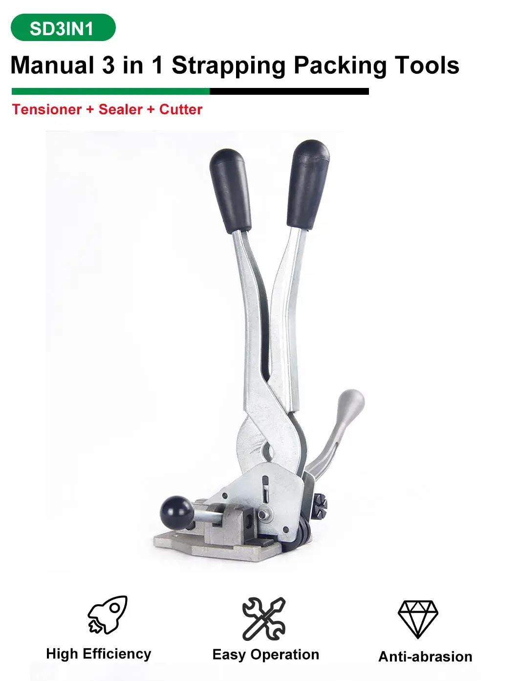 Thiết bị cắt niêm phong 13mm dây PP dành cho việc kết hợp chuẩn hình ảnh 11-description