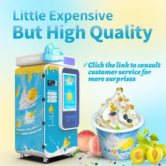Đánh giá và Đối chiếu Dung tích Máy bán kem Tùy chỉnh Ngoại hình Q222 mới nhất