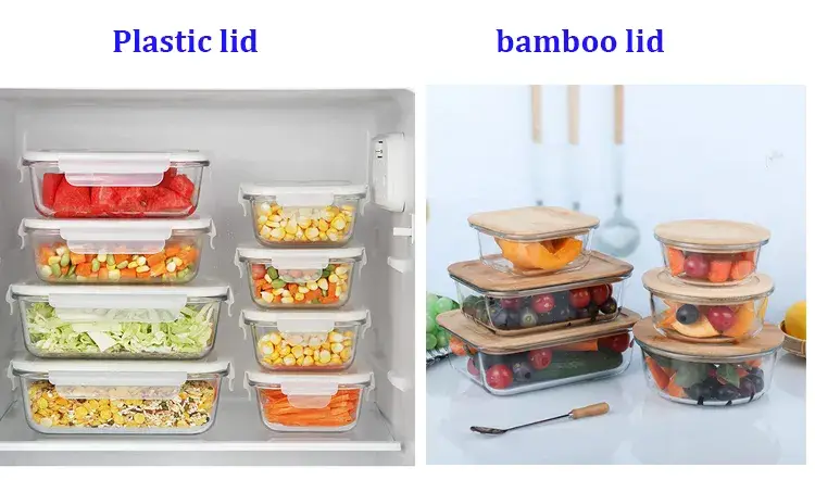 Bento Box thủy tinh Borosilicate cao cấp, có ngăn và kèm túi đựng, sử dụng được trong lò vi sóng hình ảnh 15-description