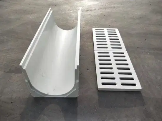 Thiết kế mới: Hệ thống thoát nước kênh hình chữ U từ composite, rãnh thoát nước lỗ lớn và chống ngập hình ảnh 1-description