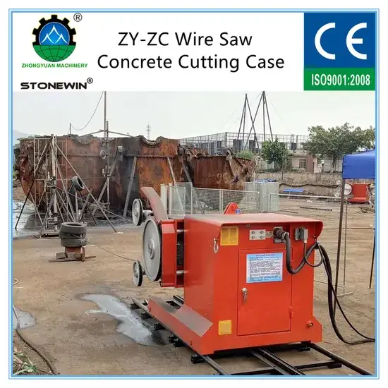 Ắc quy cắt bê tông Thép Xi măng Dây cắt kim cương chuyên nghiệp