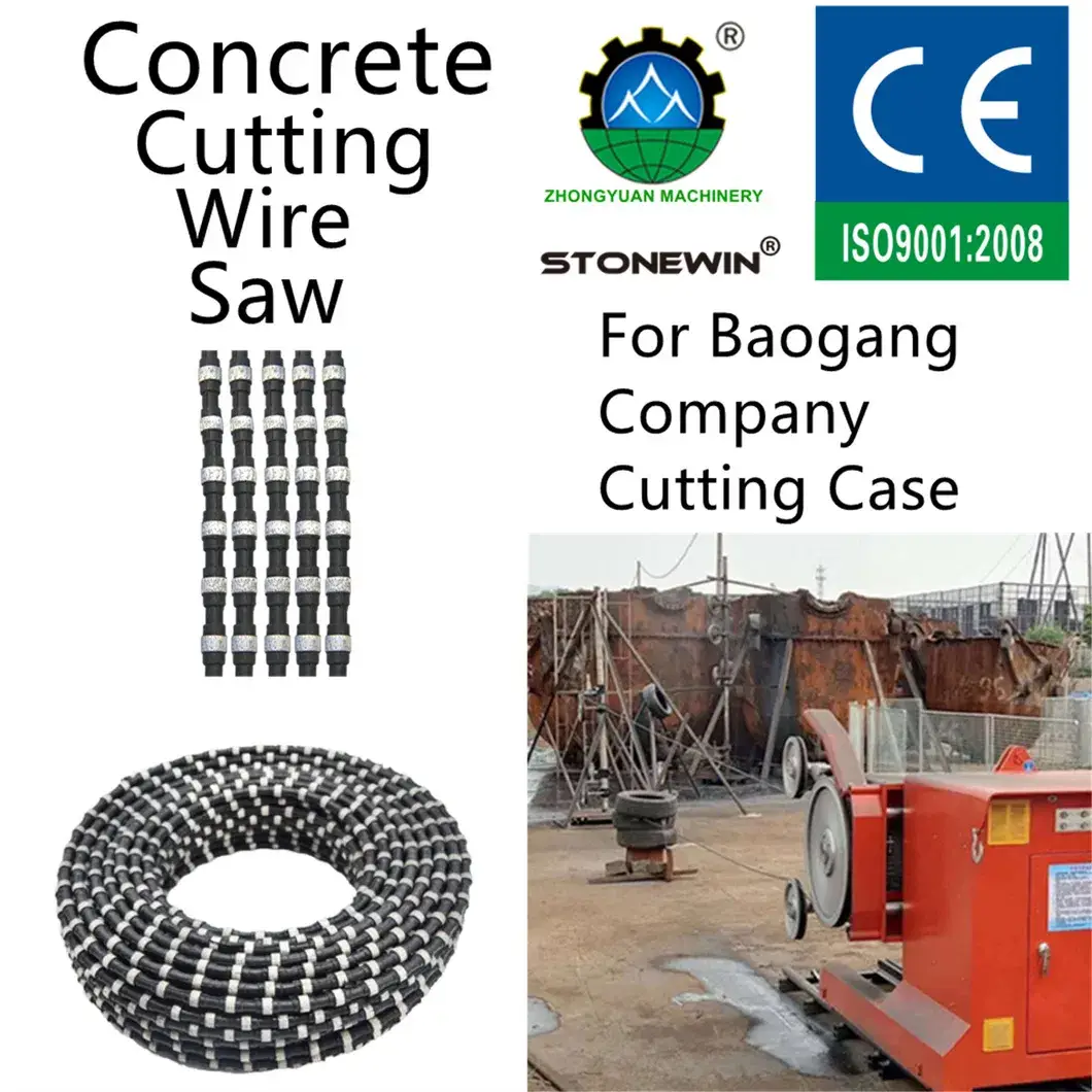 Ắc quy cắt bê tông Thép Xi măng Dây cắt kim cương chuyên nghiệp hình ảnh 12-description