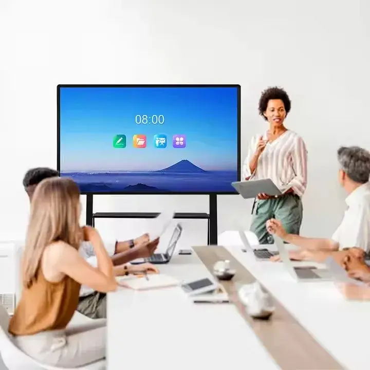 Bảng tương tác hồng ngoại thông minh cho hội nghị với màn hình cảm ứng hiển thị