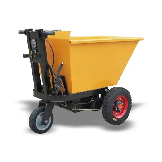 Xe ba bánh điện tiện lợi cho vận chuyển bê tông trong ngành xây dựng hình ảnh 1-description
