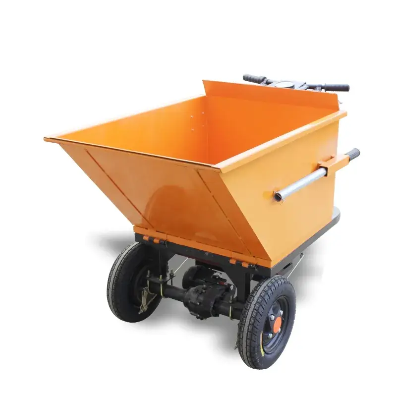 Xe ba bánh điện tiện lợi cho vận chuyển bê tông trong ngành xây dựng