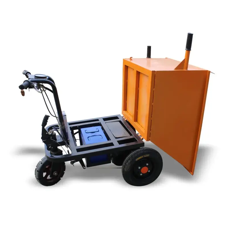 Xe ba bánh điện tiện lợi cho vận chuyển bê tông trong ngành xây dựng