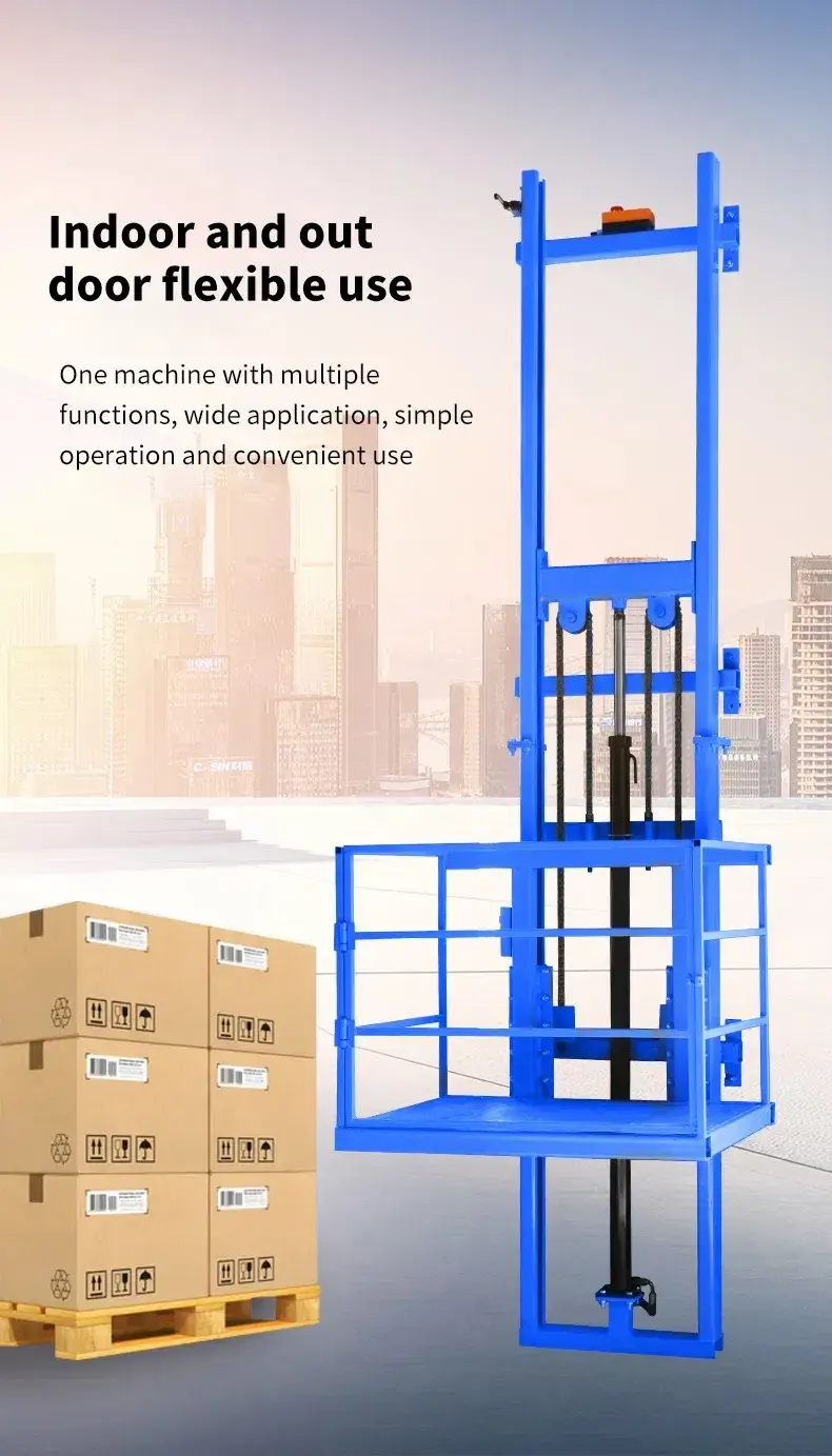 Thang nâng hàng hóa hoàn toàn an toàn từ ban công với che phủ đầy đủ hình ảnh 18-description