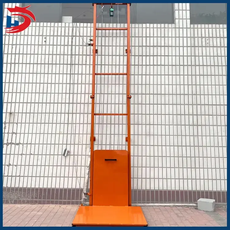 Thang nâng hàng hóa hoàn toàn an toàn từ ban công với che phủ đầy đủ
