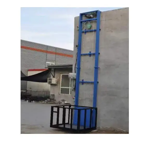 Thang nâng hàng hóa hoàn toàn an toàn từ ban công với che phủ đầy đủ