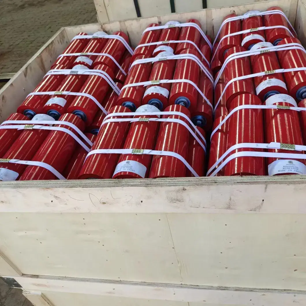 Đơn vị sản xuất con lăn băng tải sơn và thép để vận chuyển hàng hóa hình ảnh 21-description