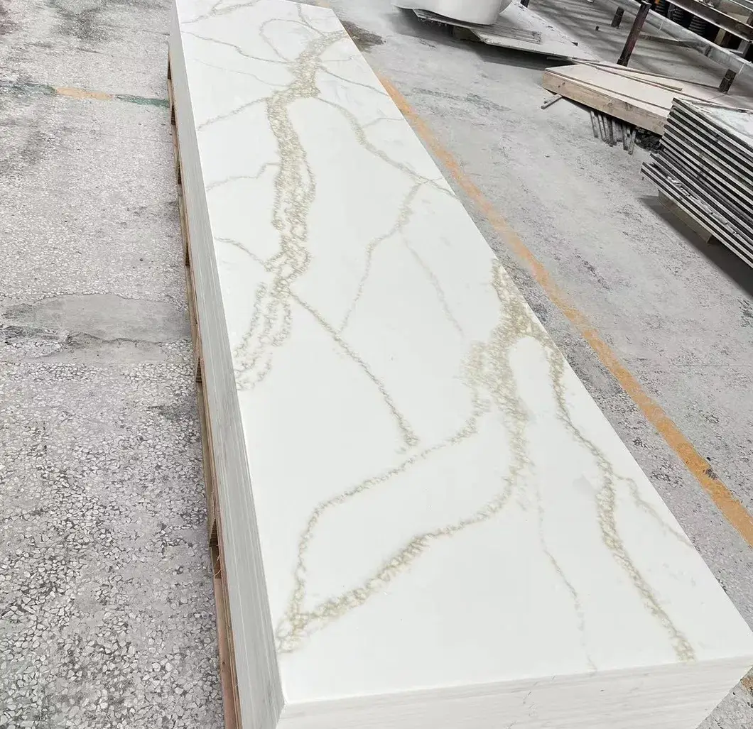 Bàn làm việc bếp Corian trắng 12mm và 20mm – Bề mặt rắn acrylic và đá nano trắng Hàn Quốc - Vật liệu xây dựng đá cẩm thạch Trung Quốc hình ảnh 12-description