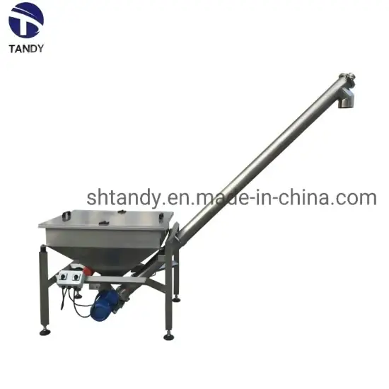 Máy vận chuyển vít thép không gỉ dành cho nguyên liệu ngô có khả năng nghiêng
