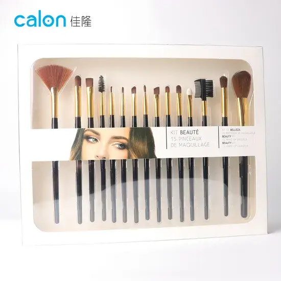 Bộ cọ trang điểm có tay cầm làm từ chất liệu nhựa cao cấp