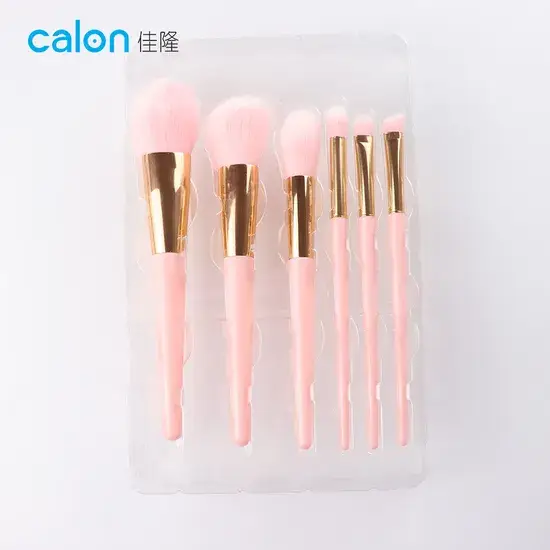Bộ cọ trang điểm có tay cầm làm từ chất liệu nhựa cao cấp hình ảnh 1-description