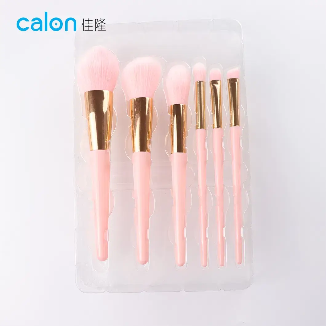 Bộ cọ trang điểm có tay cầm làm từ chất liệu nhựa cao cấp