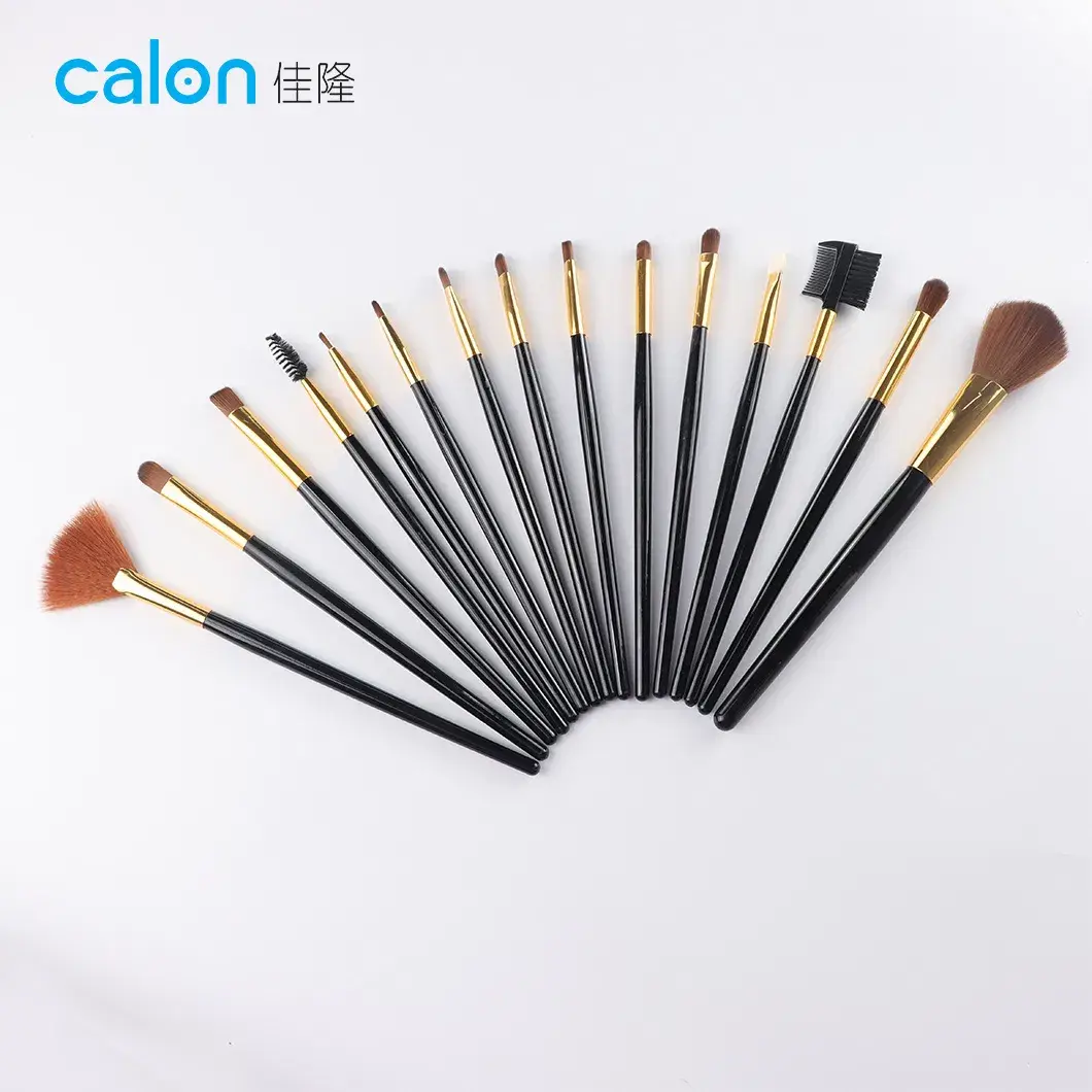 Bộ cọ trang điểm có tay cầm làm từ chất liệu nhựa cao cấp hình ảnh 15-description