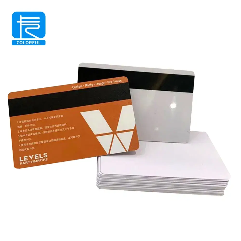 Thẻ từ tính kiểm soát truy cập RFID thông minh Cr80 với vật liệu nhựa PVC cao cấp