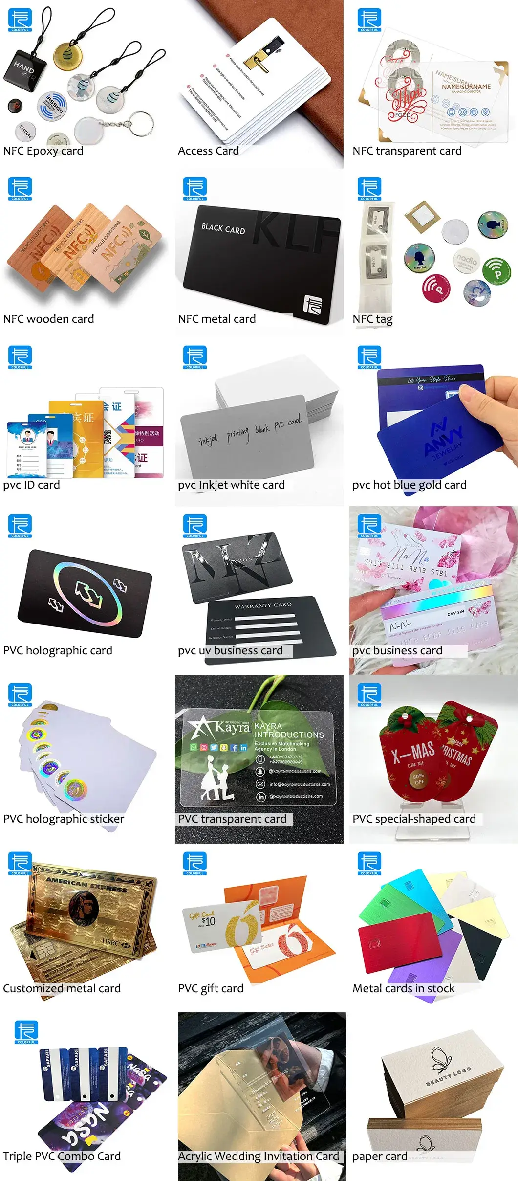 Thẻ từ tính kiểm soát truy cập RFID thông minh Cr80 với vật liệu nhựa PVC cao cấp hình ảnh 18-description