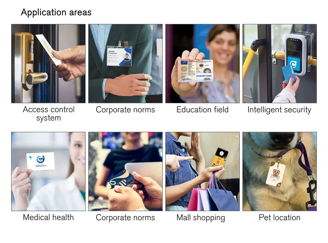 Thẻ từ tính kiểm soát truy cập RFID thông minh Cr80 với vật liệu nhựa PVC cao cấp hình ảnh 16-description