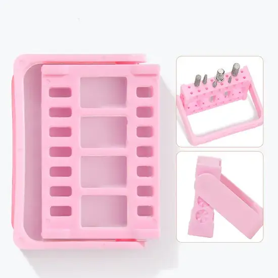 32 Lỗ đầu mài nhỏ - Công cụ làm móng nóng xuyên biên giới với khả năng đảo ngược giá đỡ hiển thị