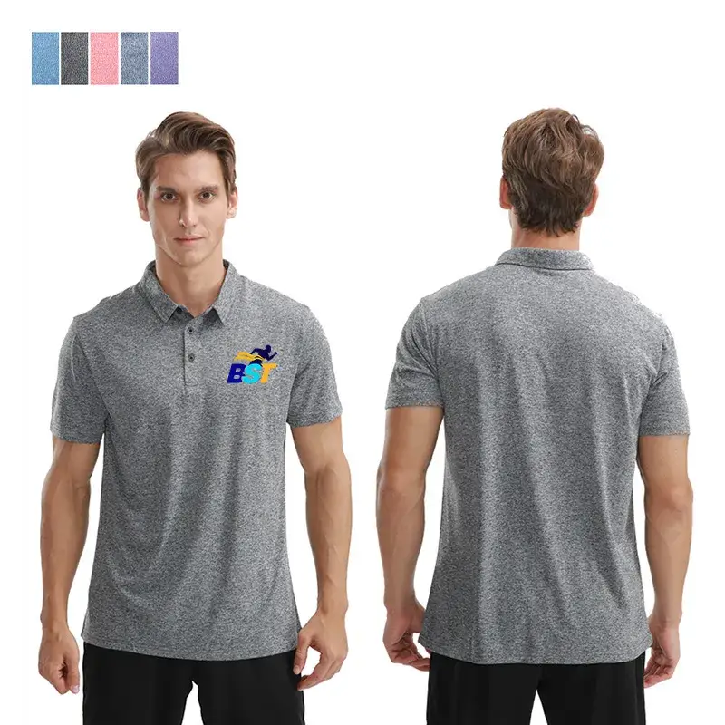 Áo Polo Nam Chất Lượng Cao Nhanh Khô, Polyester Cationic, Thiết Kế Logo Độc Đáo