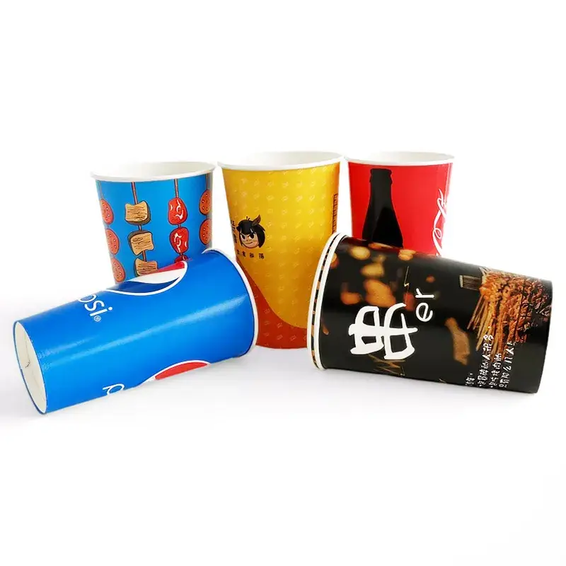 Cốc giấy đựng nước uống được thiết kế theo yêu cầu riêng với độ bền cao