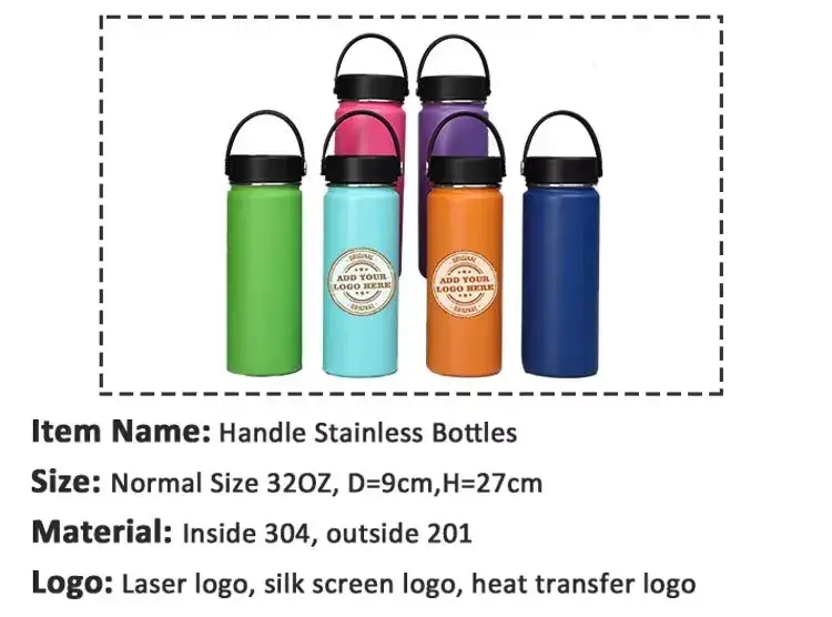 Bình giữ nhiệt chân không 2 lớp cách nhiệt di động với khả năng in logo cá nhân hình ảnh 17-description