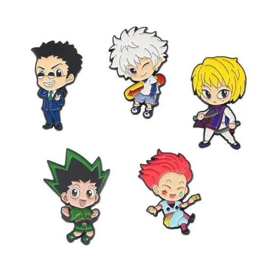 Logo anime dễ thương tùy chỉnh cho trò chơi thời trang - Ghim áo, phụ kiện và huy hiệu kim loại men hình ảnh 1-description