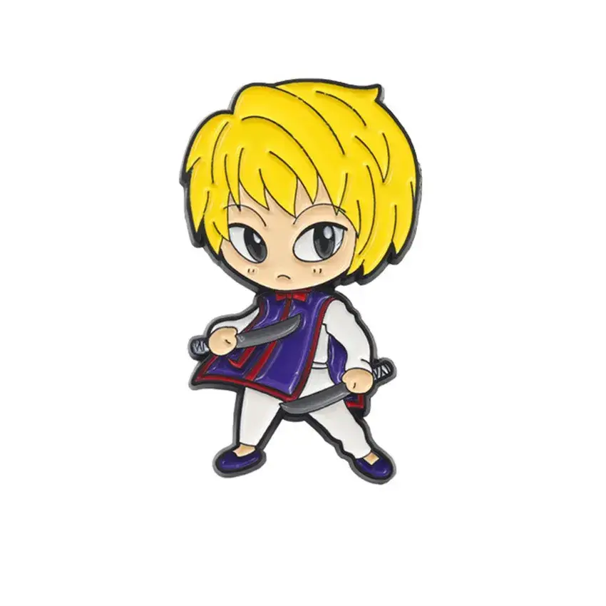 Logo anime dễ thương tùy chỉnh cho trò chơi thời trang - Ghim áo, phụ kiện và huy hiệu kim loại men